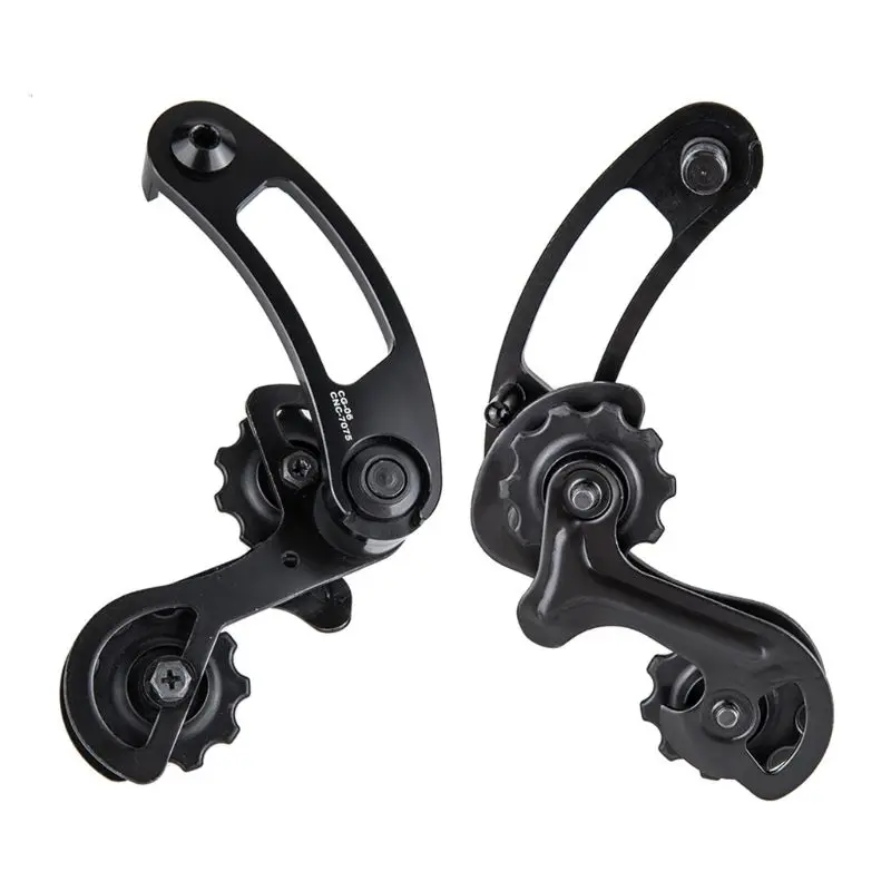 

Bicycle Aluminum Chain Tensioner Adjustable Pulley Jockey Wheel Single Speed