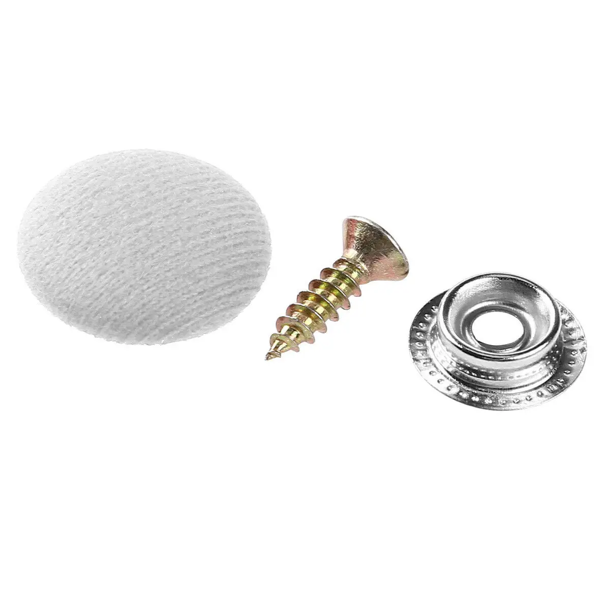 

30PCS Car Roof Fixing Buckle Cloth Car Roof Snap Rivets With Screws Compact Toughness Quality Stock