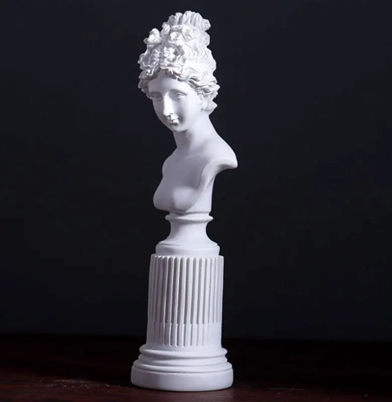 

Statue Sculpture Freya Statuette Living Room Home Decoration Accessories Artwork Sculpture Study Creative Portrait Decoration