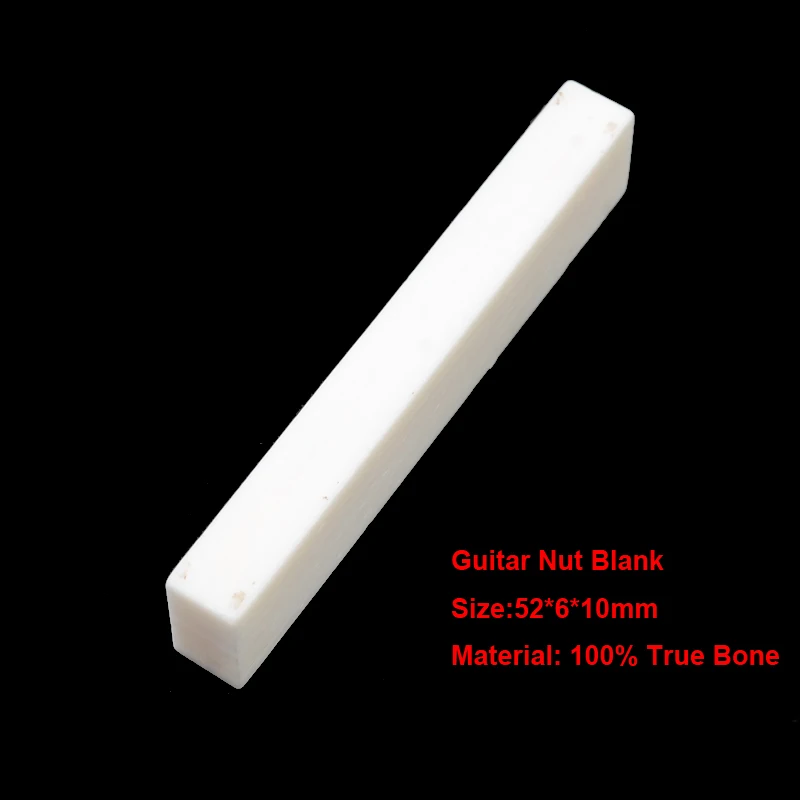 30 stücke knochen gitarre muttern sattel blank für elektrische bass acoustic klassische gitarre mandoline banjo ukulele 52x6x10mm 80x3x10mm