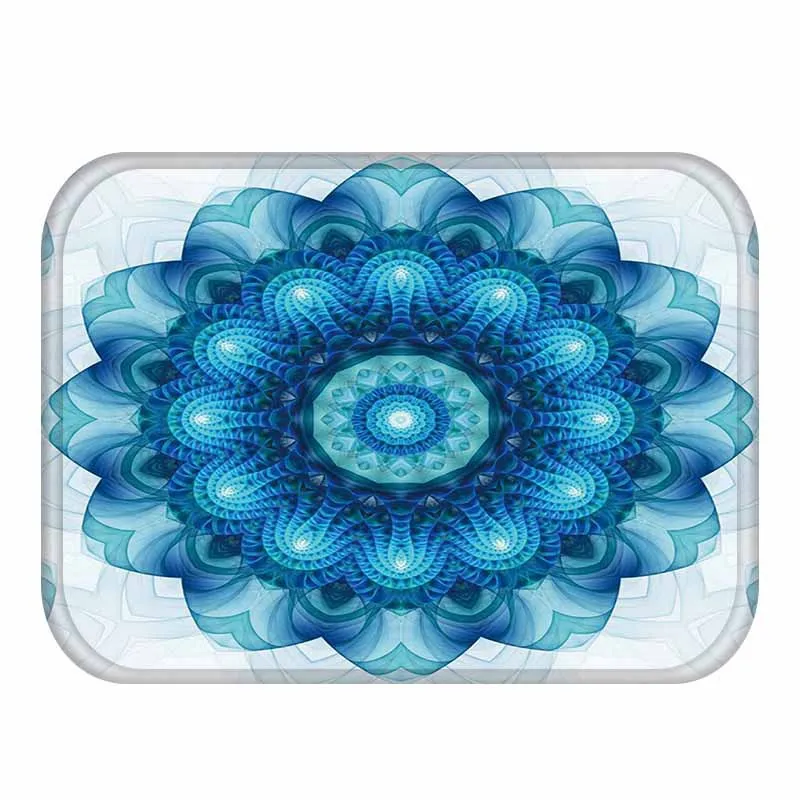 3D коврик для пола лошади фланелевый Впитывающий Коврик ванной кухни входа в