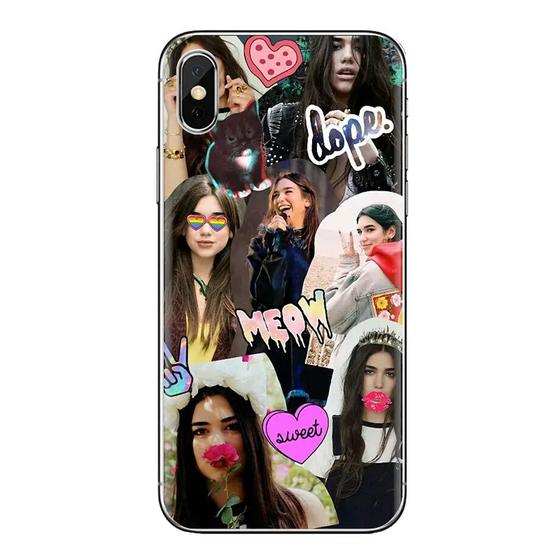 TPU Shell Cases Dua Lipa New Rules collage For Samsung Galaxy S2 S3 S4 S5 MINI S6 S7 edge S8 S9 Plus Note 2 3 4 5 8 Coque Fundas |