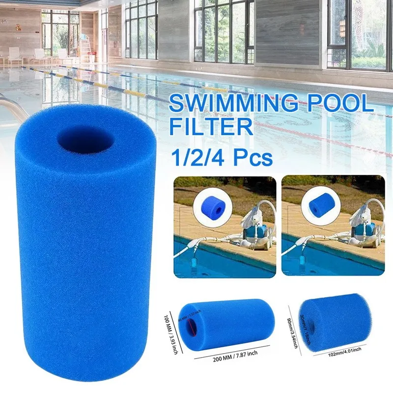 

Swimming Pool Filter Foam intex filter outdoor spa Swimming Pool Aquarium Reusable Sponge Cartridge Swimming Pool Accessories