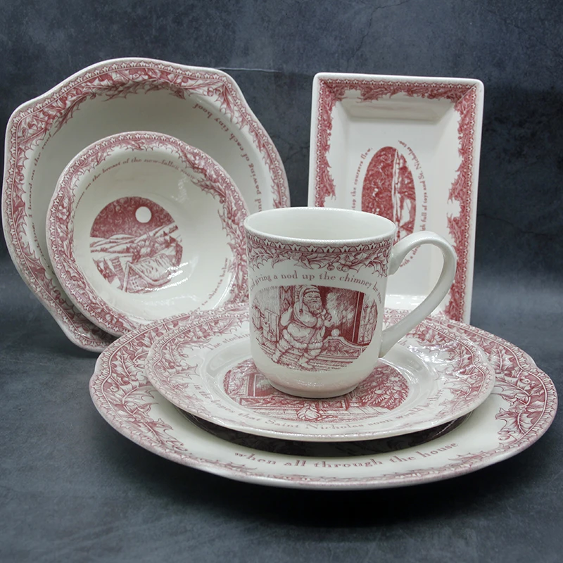 Ночная керамическая тарелка Twas посуда для стейка стандартная Мраморная