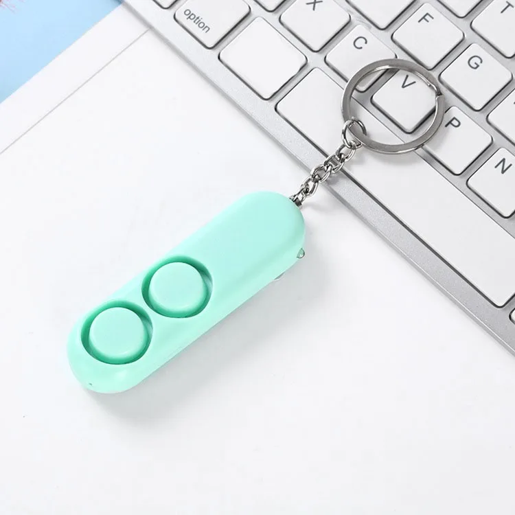 

120DB Device Dual Speakers Loud Alarm Alert Attack Panic Safety Personal Security Keychain Bag Pendant