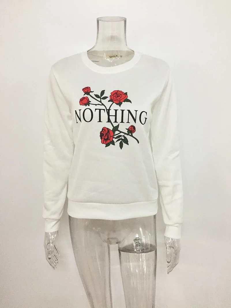 

Flower Print Hoodies Sweatshirts EuropeTops 2020 Women Casual Kawaii Harajuku Kpop Sweat Punk for Girls Clothing Korean