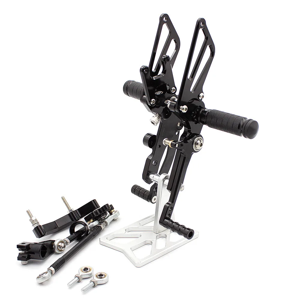 Для KTM 690 Duke 2012- CNC алюминиевый сплав Подножка для мотоцикла Подножка педаль peg Rearset задний комплект