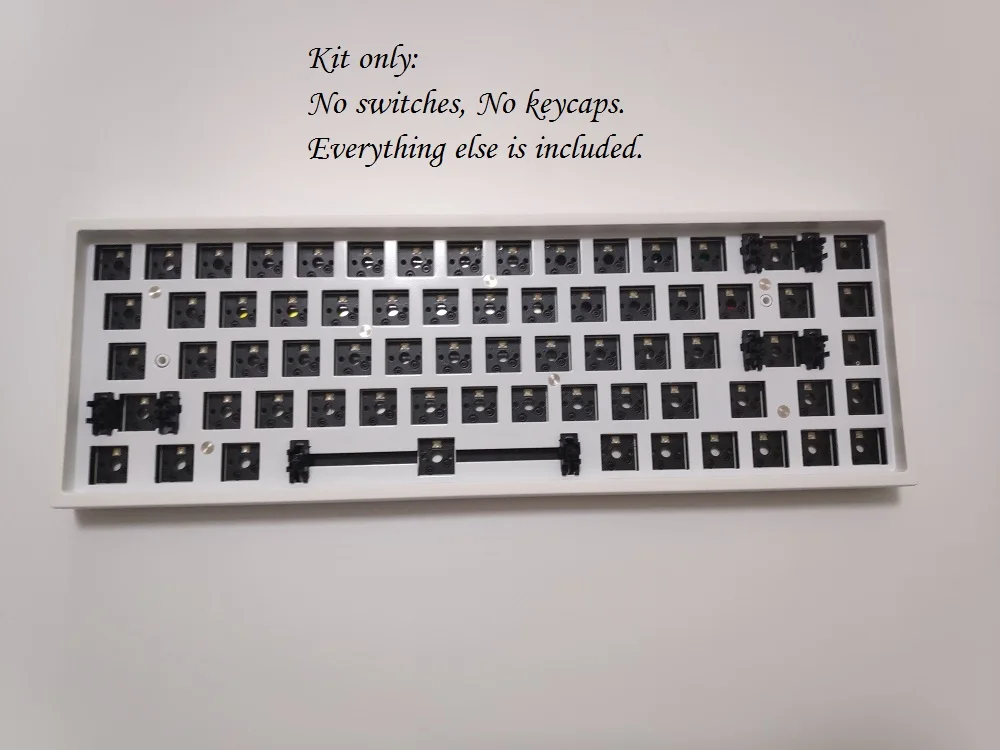 Keydous NJ68 программируемый Bluetooth 68 механическая клавиатура Горячая замена