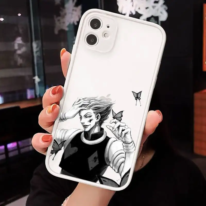 

japan hunter x hunter Anime Comics Phone Case Clear matte transparent For white iPhone 7 8 x xs xr 11 12 pro plus max mini Funda