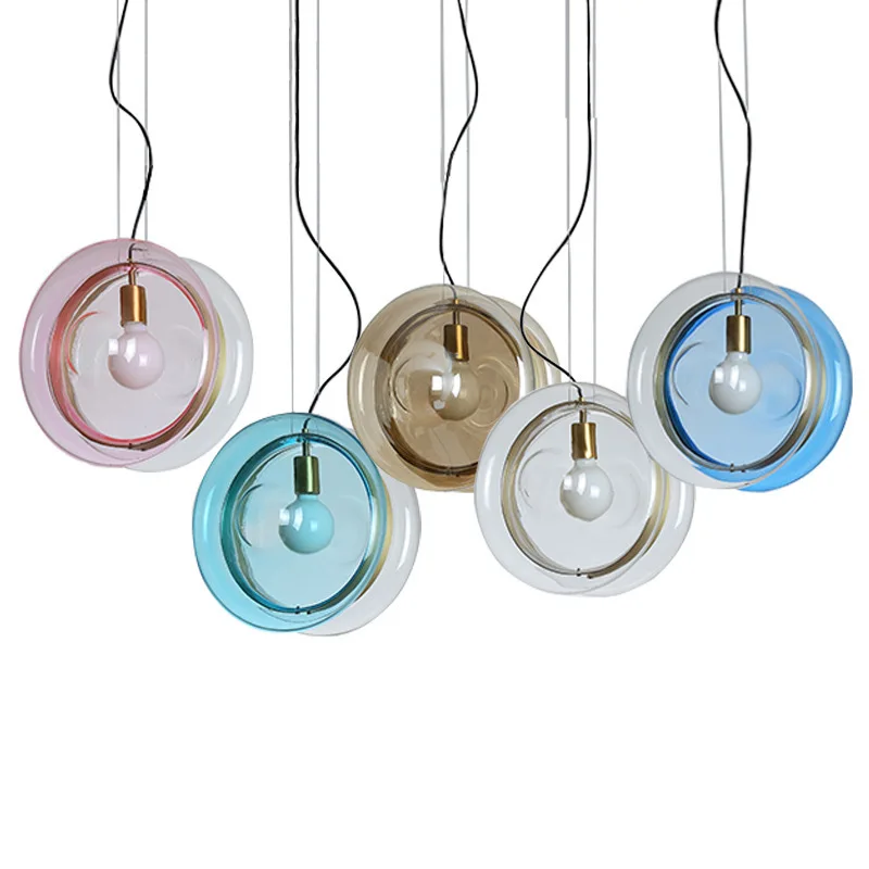 

Декоративная комнатная Подвесная лампа, железная домашняя декоративная лампа E27, освещение для ресторана