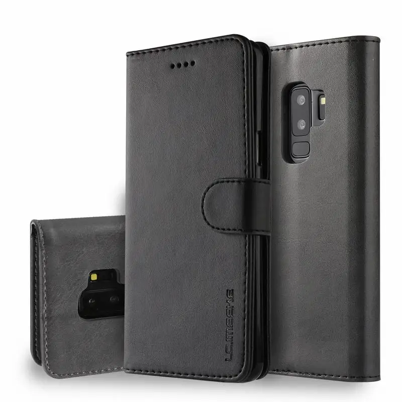 Роскошный чехол для Samsung Galaxy S9 с откидной крышкой Магнитный S8 Plus винтажный