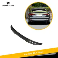 Carbon Fiber Rear Trunk Spoiler for Audi A5 4 Door Sedan 2017 - 2021 Rear Wing Spoiler Boot Lid Trunk