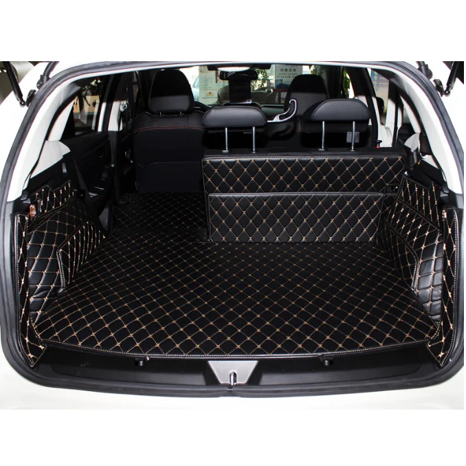 High quality! Special car trunk mats for New Subaru XV 2018 waterproof cargo liner mats boot carpets for XV 2018