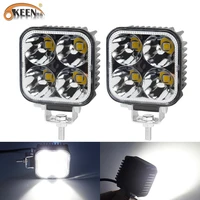 okeen car led work light bar 40w working bar led spot lamp for offroad 4x4 truck suv atv tractor car 4wd truck boat 6000k white