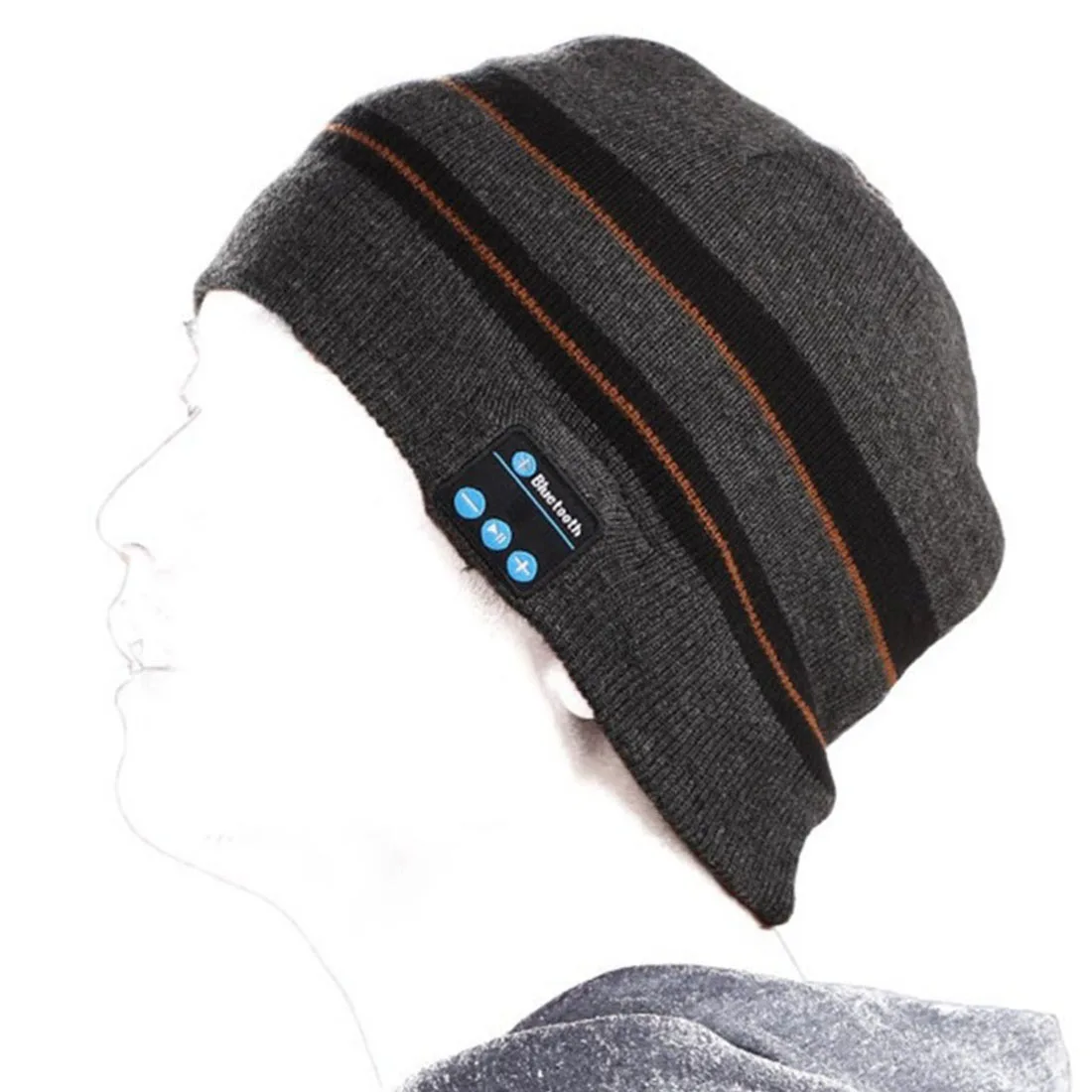 Шапка с Bluetooth наушниками зимняя вязаная шапочка шапка для рук-Бесплатные