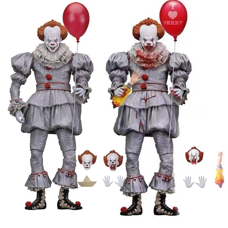 2 типа NECA Стивен Кинг это Pennywise ужас фигурка модель игрушки кукла для подарка