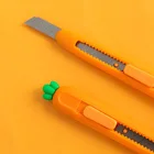 Новинка, универсальный нож с изображением моркови, нож для открывания писем, стальные инструменты для скрапбукинга, триммер для резки бумаги, канцелярские принадлежности для школы и офиса