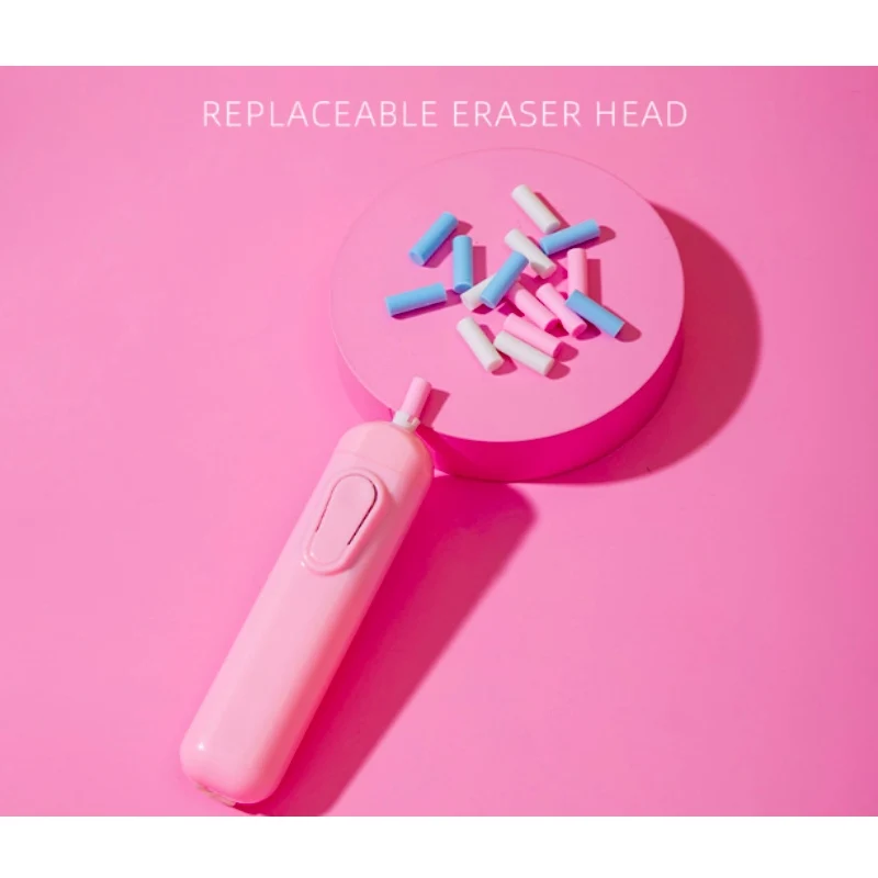 Симпатичный ластик Электрический автоматический кожаный канцелярский материал