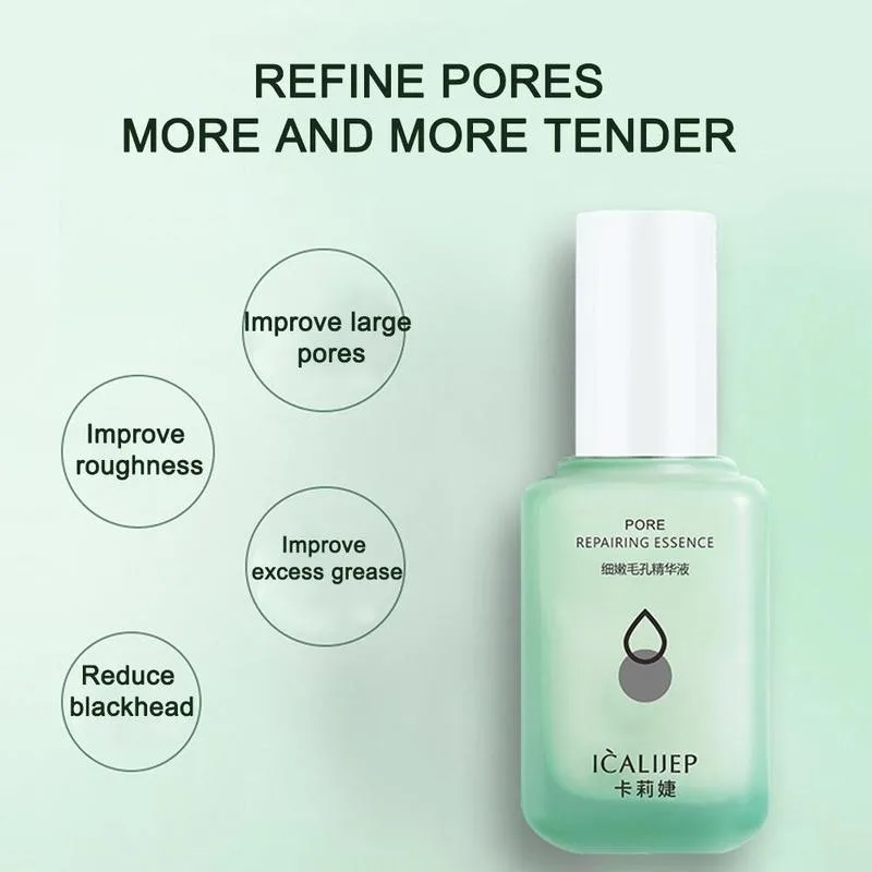 

60ml Pore Repairing Serum Essence Blackhead Remover Shrinks Pore Acne Treatment Essence Whitening Face Mask Skin Care