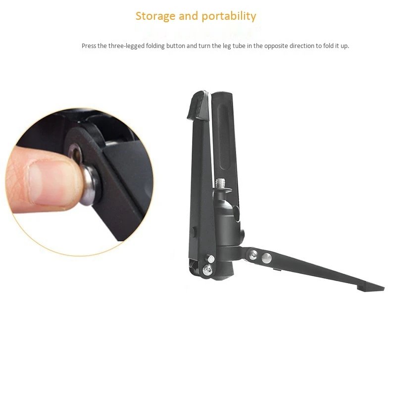 

Universal Mini Three Feet With Stabilizers Photography Monopod Accessories Base 3/8 Interface