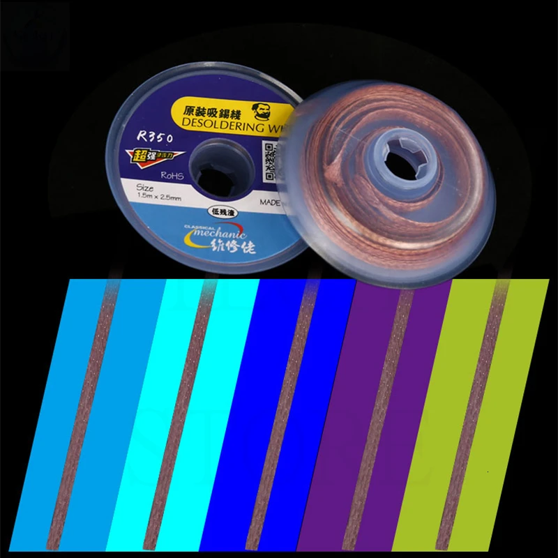 MECHANIC Solder Wick Remover Desoldering Wire 1.5/2.0/2.5/3.0/3.5mm Braid BGA Welding Repair Tools | Инструменты