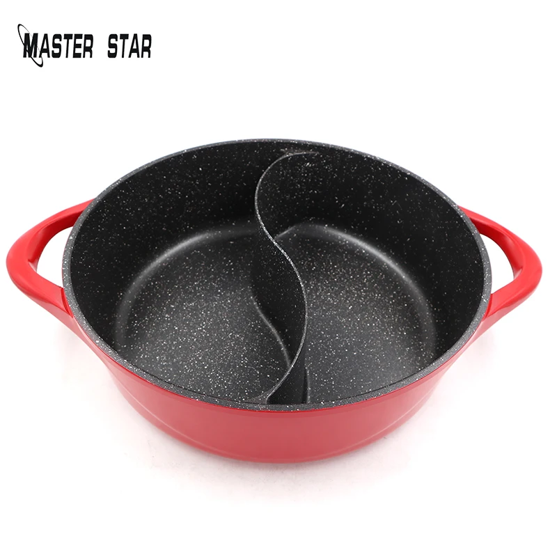 Горшок для соуса с гранитным покрытием Master Star китайский горшок горячего