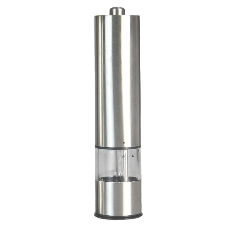 Stainless Steel Electric Salt and Pepper Mill Automatic Herb Spice Grinder Adjustable Coarseness Gifts Kitchen Gadget | Дом и сад