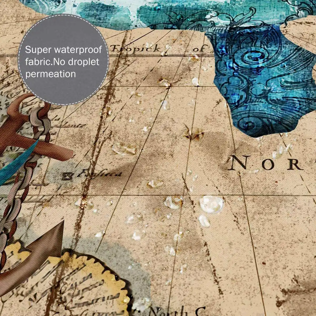 

4/3/1PCS Sea Turtles Waterproof Fabric Bathroom 3D Shower Curtain Set with Non Slip Toilet Cover Rugs Mat Home Decoration