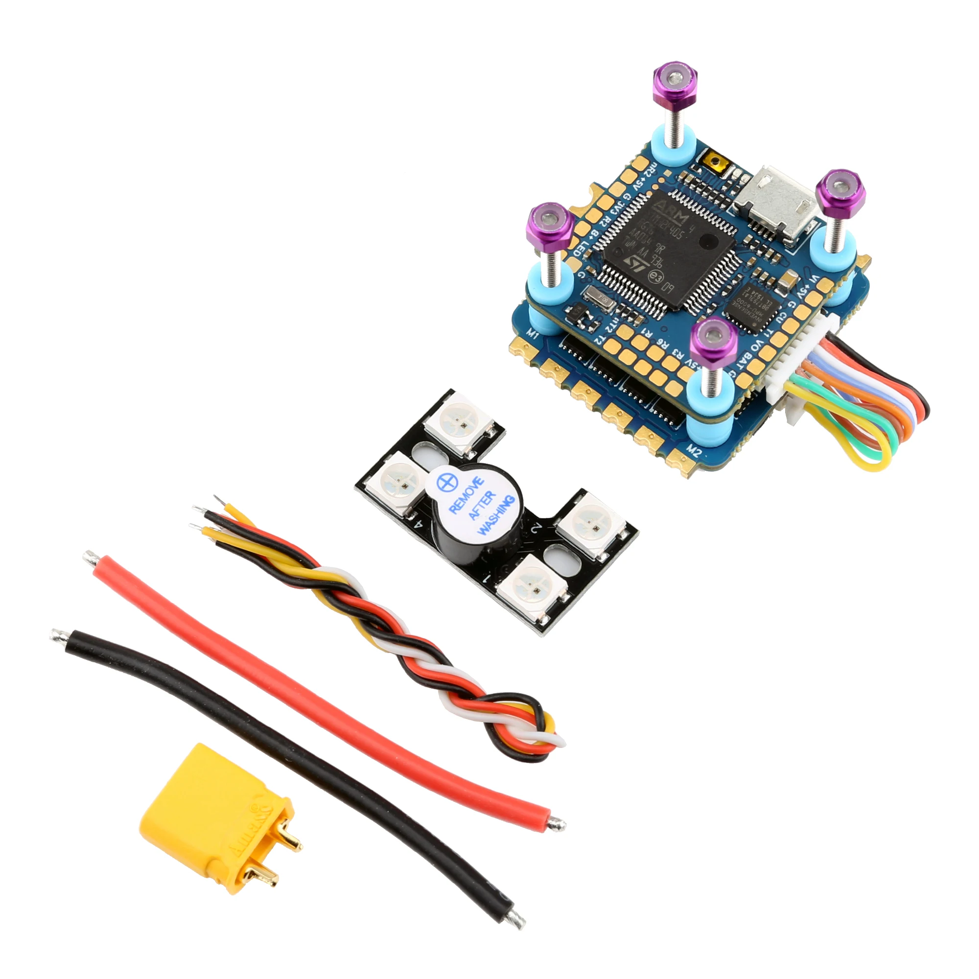 Контроллер полета CYCLONE XF20 F405 F4 OSD с датчиком тока и 35 А BL_S 2 4S 4 в 1 ESC стек для