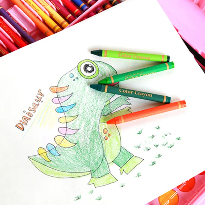 86 шт. детский набор для рисования водой Цвет ручка карандаш масляная пастель