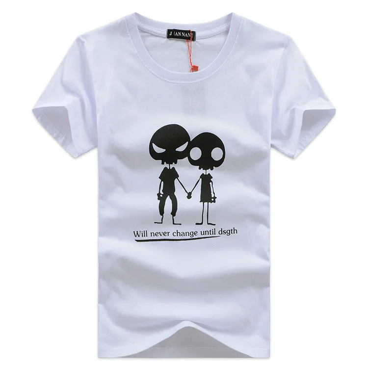 Забавная парная футболка для влюбленных женщин и мужчин новинка подарок на день