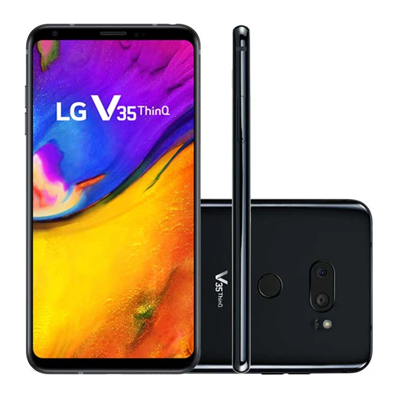 lg v35 thinq v350n v350awm unlocked mobile phone 6 0 6gb ram 64gb rom 16mp octa core fingerprint 4g lte android smartphone free global shipping