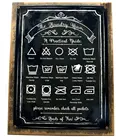 Металлический знак в рамке для стирки, домашний декор, современный декор, украшение для прачечной
