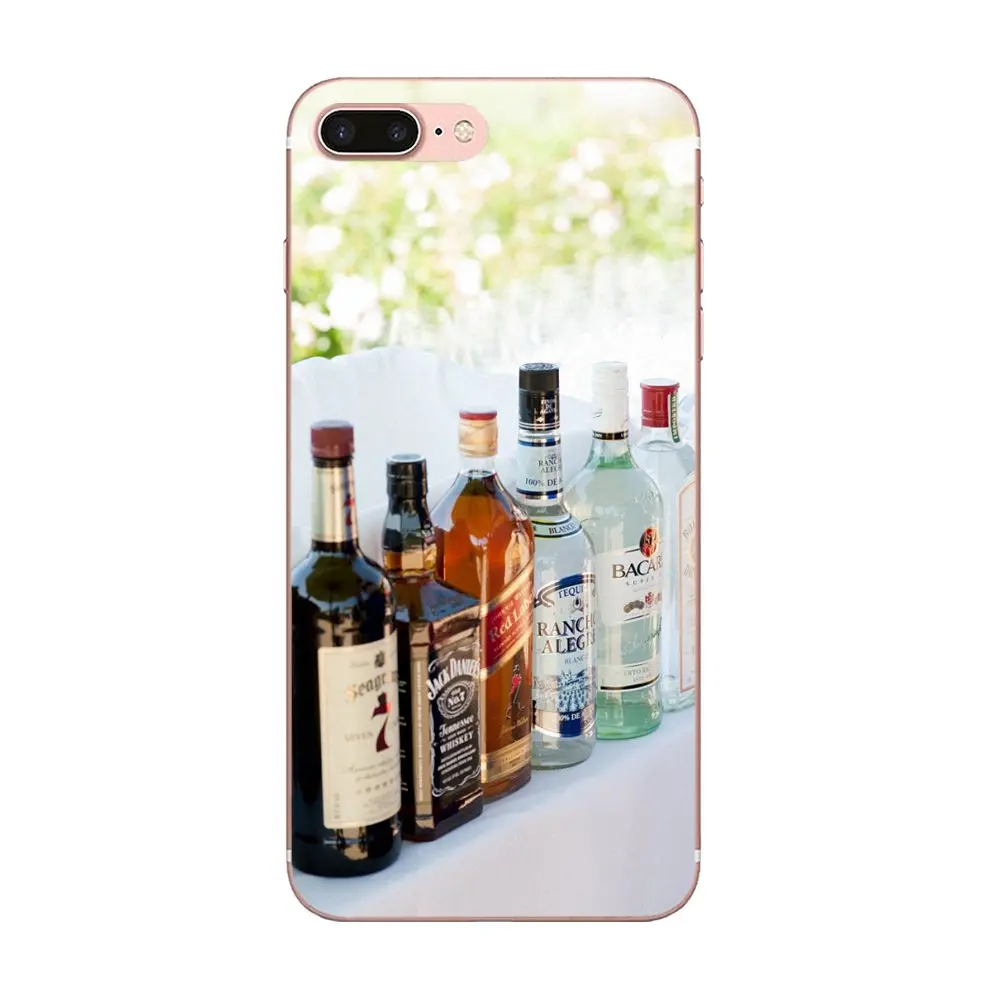 Art Luxury glass of wine Phone Case Alcohol Drinking Vodka For Apple iPhone X XS Max XR 4 4S 5 5C 5S SE 6 6S 7 8 Plus | Мобильные