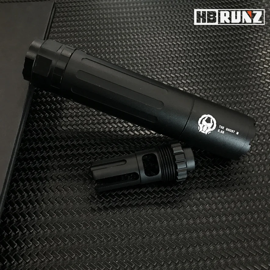 Металлический подавитель Призрака с резьбой против часовой стрелки 14 мм для