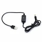 Новый модуль кабеля преобразователя DC-DC 5V на DC 9V12V кабель USB Разъем 5,5*2,1mm Step-up адаптер преобразователя питания