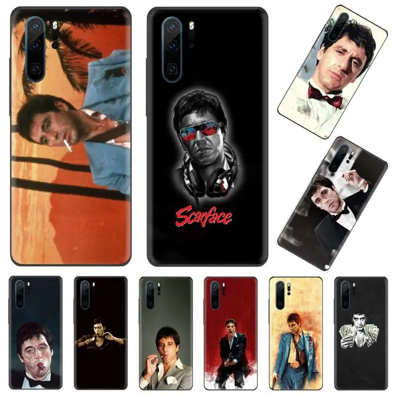 Чехол Scarface с Тони курительным фильмом США для телефона Huawei P9 P10 P20 P30 Pro Lite smart Mate 10 20