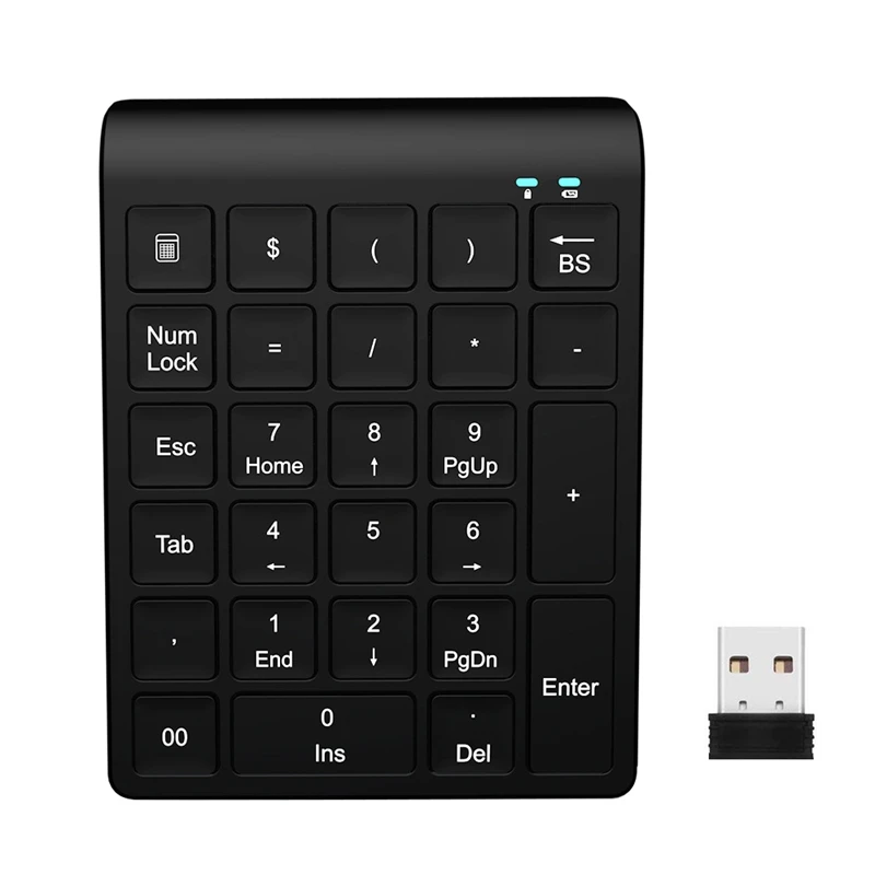 AAAJ 27 клавиши Bluetooth беспроводная цифровая клавиатура Mini Numpad с большим количеством
