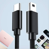 usb c 3 0 to mini usb cable usbc male to mini b male otg converter adapter typec lead data cable for macbook printer camera cord