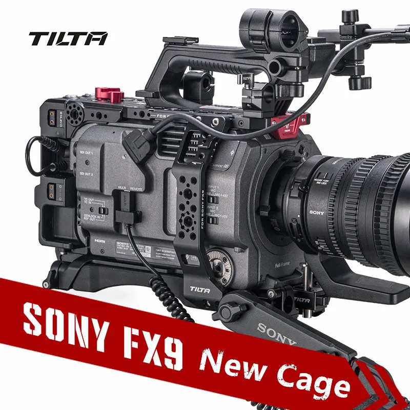 TILTA ES T18 камера клетка для SONY PXW FX9 DSLR Полная Клетка Rig с базовой пластиной питания