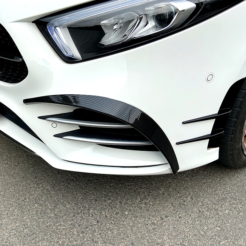 Спортивные наклейки для переднего бампера Mercedes Benz A Class W177 2018 + A180 A200 A220 AMG |