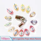 100 шт. смешанные капсулы ментола с фруктовым вкусом Мятные бусины взрывозащищенный фильтр для сигарет шарик для курения Прямая поставка