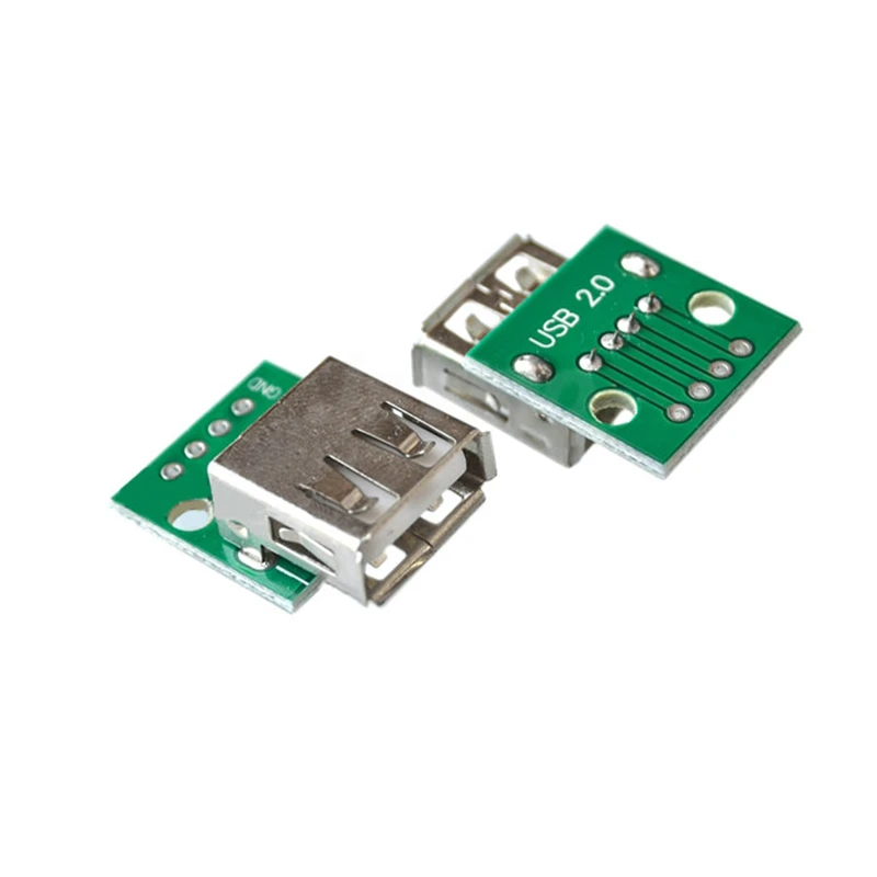 

Type A Female USB2.0 To DIP 2.54MM PCB Board Adapter Converter connector