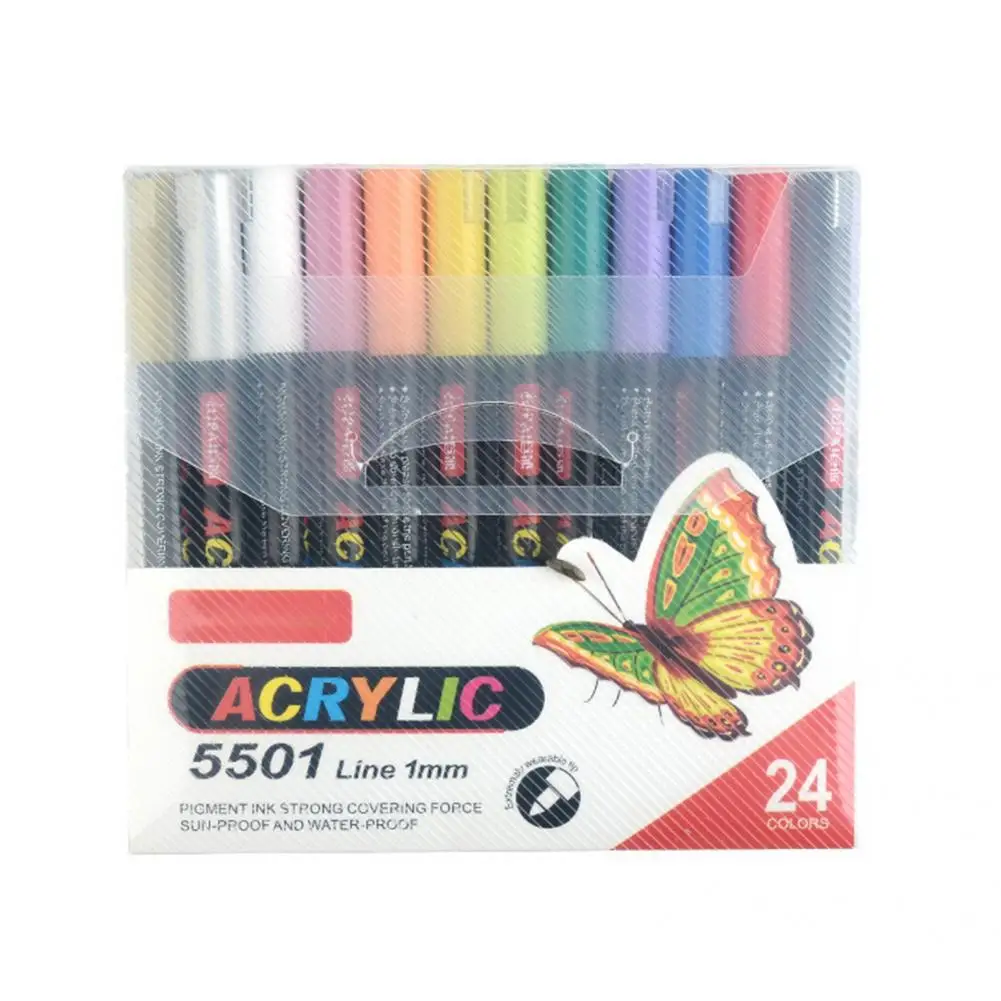 

Smear Resistant Scratch-resistant Highly Pigmented Felt Pens Set for Kids