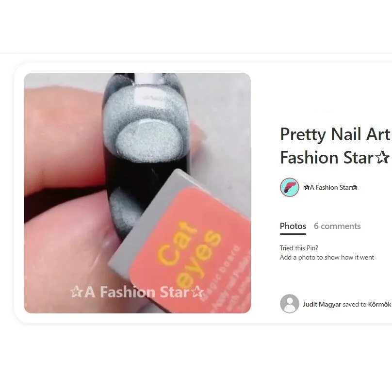 Модное магнитное оборудование для дизайна ногтей Star Pretty плотная магнитная доска