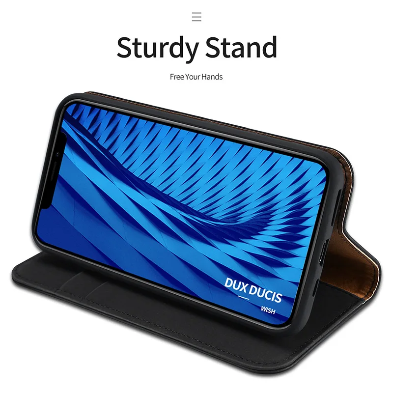 DUX DUCIS для Iphone 11Pro 12 Max 11 Pro Роскошный кошелек из натуральной кожи Магнитный чехол X XS