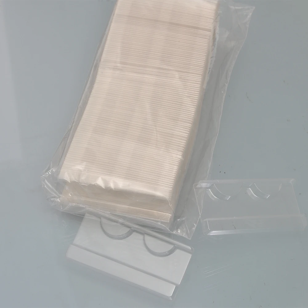 100 шт./упаковка прозрачные прямоугольные лотки для ресниц | Красота и здоровье