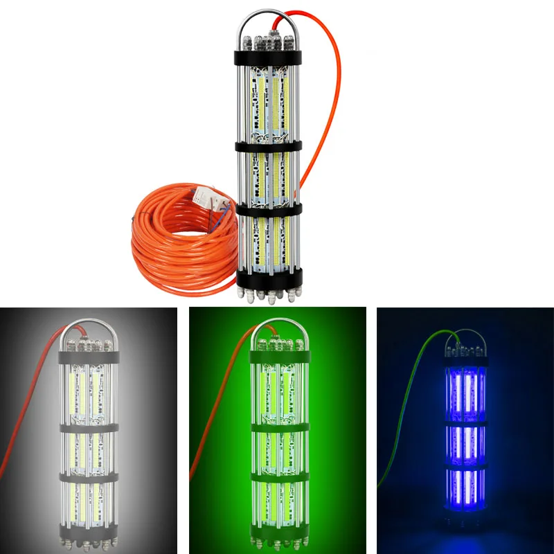 Goedkoop 2800W 220-240VAC 30M-100M Kabel Diepe Onderwater Aantrekken Van Vissen Licht Voor Oceaan Vissen