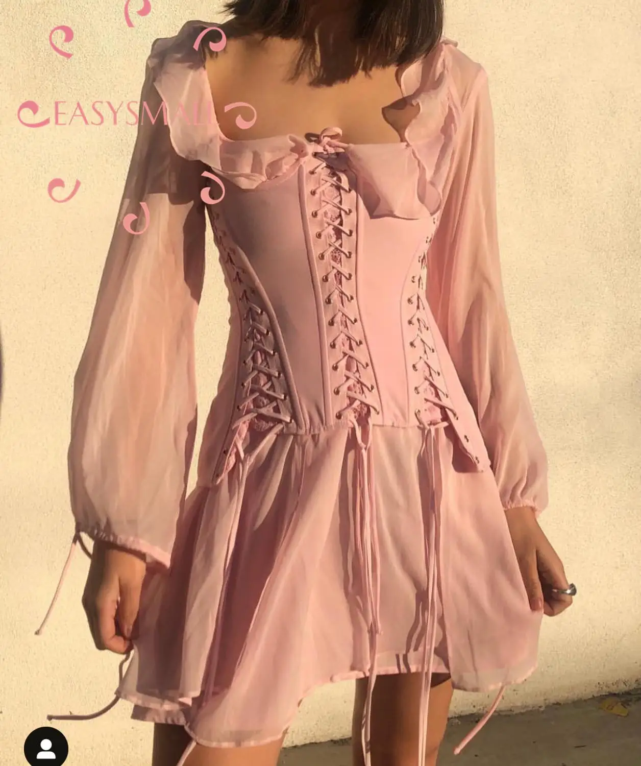 Женское облегающее платье EASYSMALL летнее эксклюзивное Повседневное с высокой