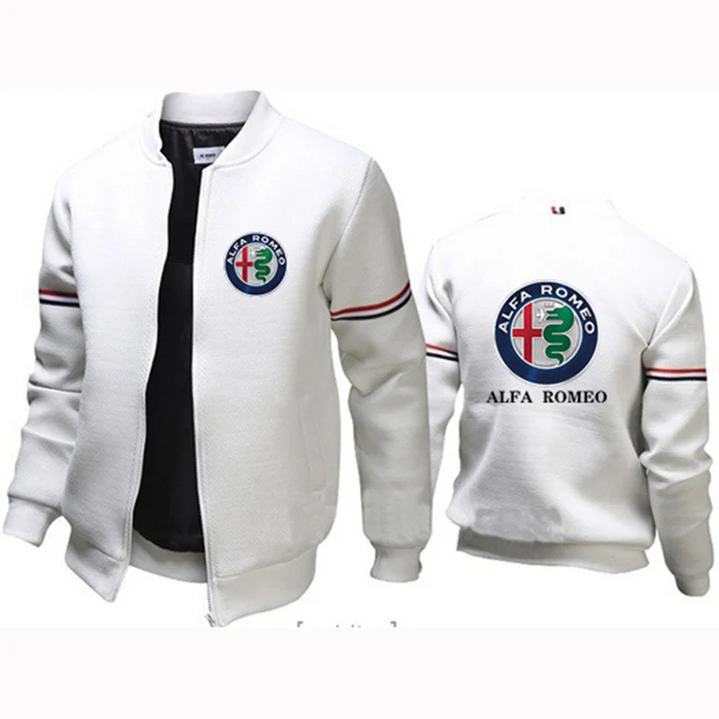 

New Spring autumn Men's Alfa Romeo Hoodies Sweatshirt Pullovers Hooded Coats Jacket Unique Long-Sleeved Tops Outwear